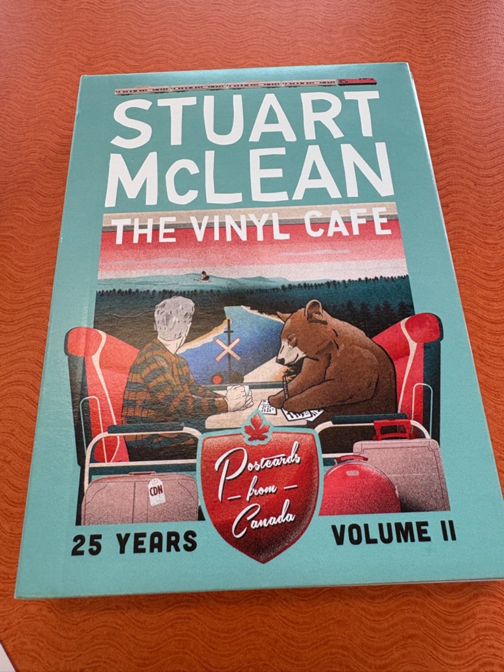 The Vinyl Cafe Book - Aqua Cover